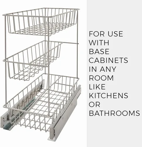 Miniatura 8 de ClosetMaid - Cesta para gabinete de cocina de un solo nivel, alta calidad