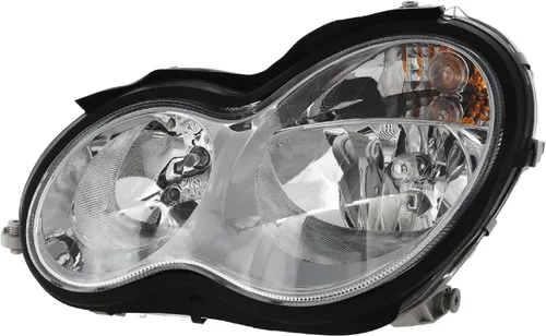 Miniatura 2 de Rareelectrical El nuevo par de faros halógenos es compatible con Mercedes-Benz C240 C320 Sedan 2005 por número de pieza 203-820-16-59 2038201659