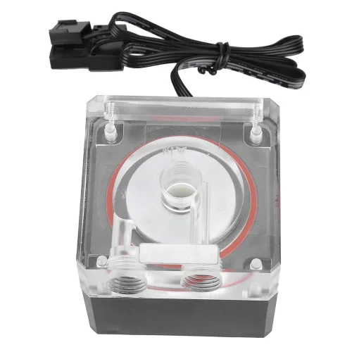 Bomba de agua silenciosa, bomba de agua integrada de refrigeración por agua de PC, soporta velocidad de control inteligente PWM, conexión universal