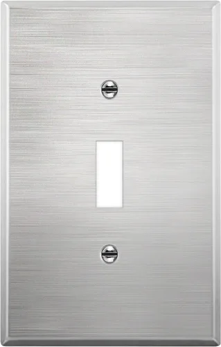 Miniatura 36 de LIDER Placa de Pared de Metal para Interruptor de Luz de Palanca, Cubierta de Interruptor de Acero Inoxidable, Resistente a la Corrosión