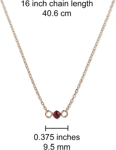 Miniatura 118 de Gargantilla de piedra natal – Regalo de cumpleaños, regalo para niña, mujer, amiga, hija, esposa, mamá, ella, joyas de piedras preciosas para uso