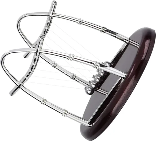 Miniatura 7 de Bolas de equilibrio clásicas Newton Cradle 5 bolas de acero de péndulo Ulum para oficina y educación escolar Newton bolas de cojinete oscilante (S)