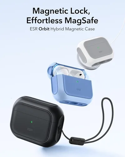 Miniatura 3 de ESR Funda para AirPods Pro 3, compatible con AirPods Pro de 3ª generación (2025), compatible con MagSafe, cubierta de protección completa contra