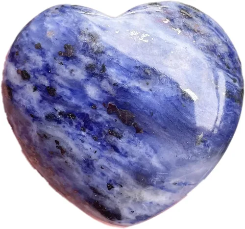 Miniatura 17 de Fekuar Piedra de palma de bolsillo de corazón de cuarzo rosa natural, cristal curativo, romántico amor, piedras de preocupación de energía, Cristal
