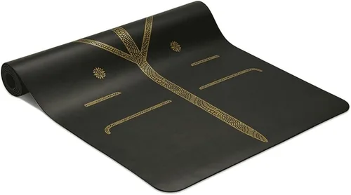 Miniatura 4 de Liforme Esterilla de yoga de viaje – Sistema de alineación patentado, agarre guerrero, antideslizante, ecológico, ultraligero y resistente al sudor