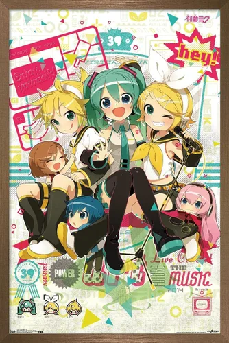 Miniatura 13 de Trends International Hatsune Miku Hey - Póster de pared (22.375 x 34 pulgadas)