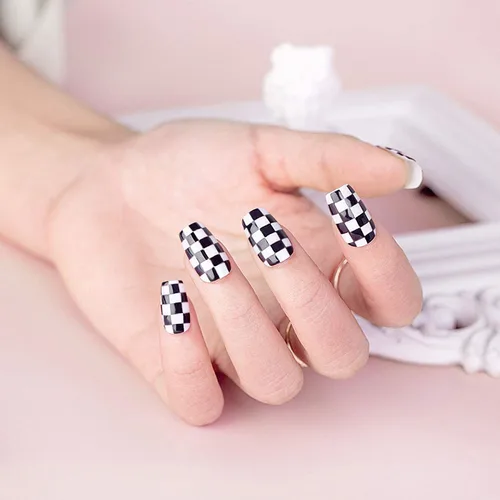 Miniatura 4 de RARJSM Esmalte de uñas de gel blanco y negro de 0.5 onzas líquidas, gran capacidad, secado por LED UV, requiere para salón de manicura francés