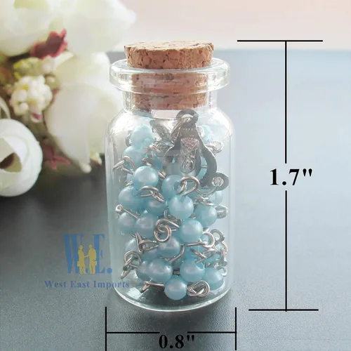 Miniatura 3 de WE Rosario de Primera Comunión Favor Azul (12) PCS - 5 Decdes/Recuerdos para Primera Comunión