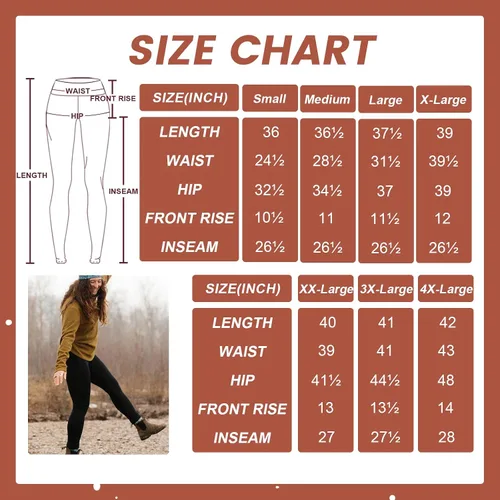 Miniatura 6 de GAYHAY Leggings con forro polar para mujer Pantalones de yoga gruesos para invierno, cálidos, térmicos, de cintura alta, control de abdomen
