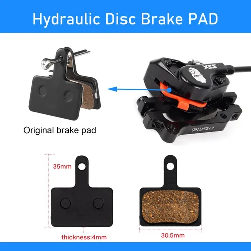 Miniatura 6 de CNC MTB Juego de Frenos de Disco Hidráulicos, Frenos de Disco Hidráulicos para Bicicleta de Montaña CNC Derecha Delantero 800mm Izquierda Trasero