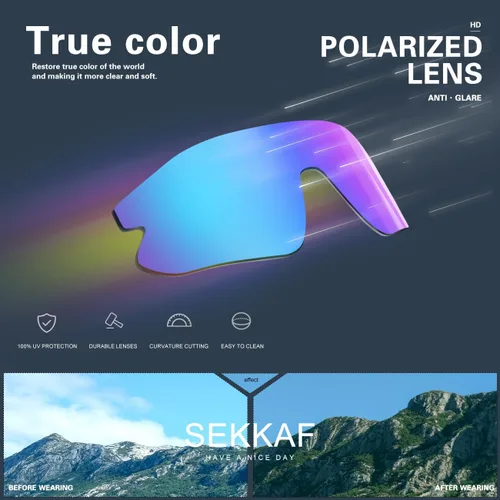Miniatura 6 de Lentes de sol para niños, lentes de sol de béisbol juveniles, polarizados, deportivos, ciclismo, para niños y niñas, marco ligero