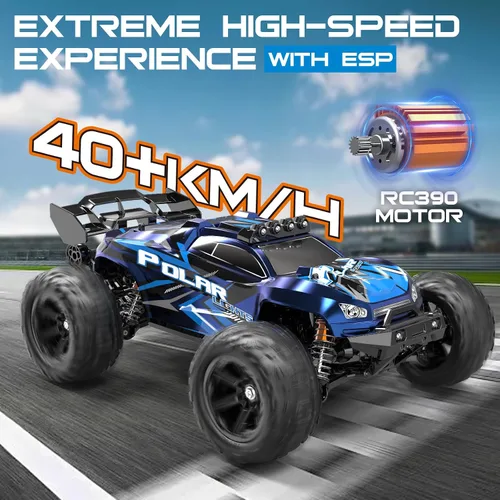 Miniatura 3 de Rc Cars 1:14 All Terrain RC Car para adultos y niños, 4WD Off-Road RC Truck de alta velocidad rápido 40+ KPH, 4X4 impermeable a control remoto con 2