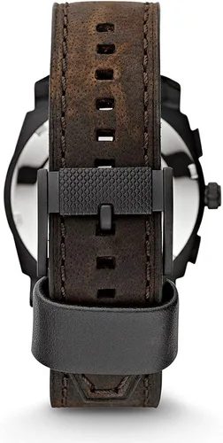 Miniatura 3 de Fossil Reloj cronógrafo Machine de cuarzo de acero inoxidable para hombre Negro marrón