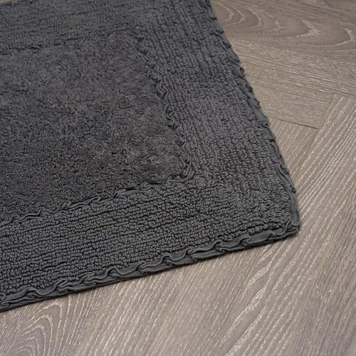 Miniatura 3 de Laura Ashley Ruffle tapete para baño de algodón de 17 x 24 pulgadas