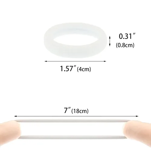 Miniatura 5 de Paquete de 100 ligas para el cabello sin costuras para mujeres y niñas, soportes para cola de caballo para cabello grueso (blanco)