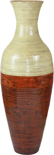 Uniquewise Jarrón de 43 pulgadas de alto, majestuoso jarrón impresionante, magnífico jarrón grande, soporte alto para flores, para tu sala de estar,