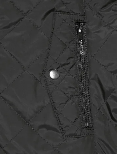 Miniatura 5 de Allegra K - Chaleco acolchado y ligero, de cuello alto, con cremallera, para mujer