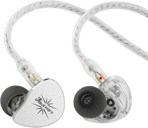Miniatura 9 de Linsoul Kiwi Ears Belle 10 mm DLC controlador dinámico de 10 mm para monitorización intra-auricular, auriculares HiFi con cable con cables dobles