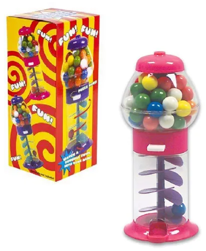 Miniatura 7 de Máquina de goma colorida de galaxia en espiral de 7 pulgadas, dispensador de goma de caramelo estilo giratorio (verde)