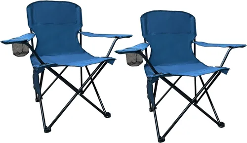 Miniatura 11 de Sillas plegables de camping con respaldo alto, cómodas sillas para exteriores, capacidad de 300 libras, silla portátil ligera con bolsa