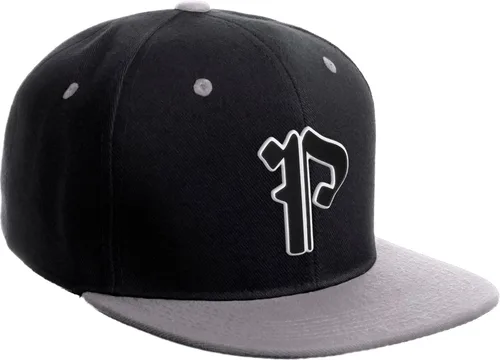 Miniatura 1642 de Daxton Gorra clásica con visera de billete plano con letras del alfabeto inglés antiguo de la A a la Z