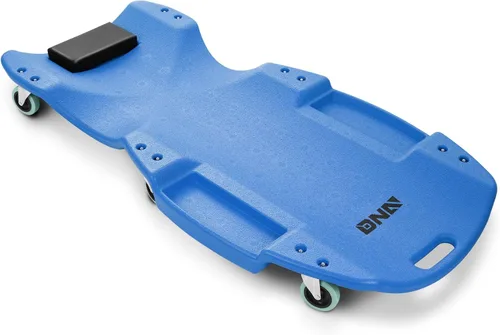 Miniatura 20 de DNA MOTORING Enredadera de perfil bajo de 40 pulgadas de plástico para taller de cochera con apoyacabezas acolchado, bandejas de herramientas y 6
