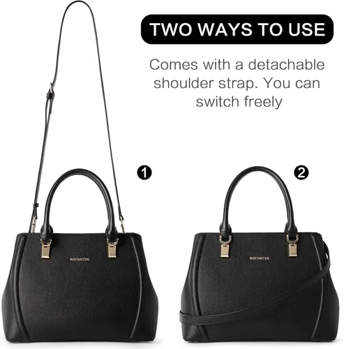 Miniatura 4 de BOSTANTEN Paquete de bolsos de cuero para mujer