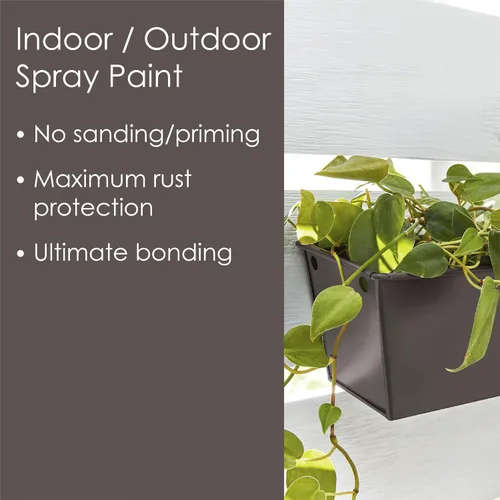 Miniatura 12 de Krylon Fusion - Pintura en aerosol adhesiva todo en uno para uso en interiores y exteriores, 12 onzas, aluminio
