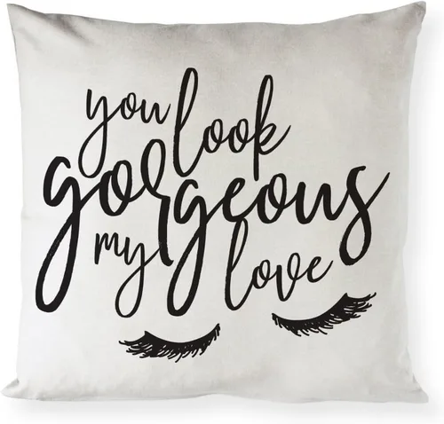 Miniatura 32 de The Cotton & Canvas Co. Home is Wherever I'm with You - Funda de almohada, funda de cojín, funda de almohada decorativa