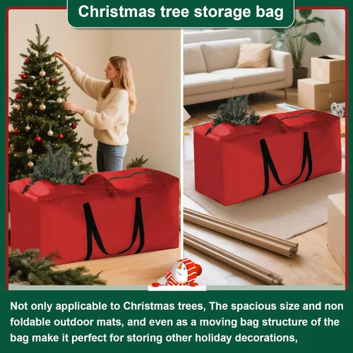 Miniatura 7 de Bolsa de almacenamiento para árbol de Navidad – Bolsas de almacenamiento para árboles artificiales desmontados