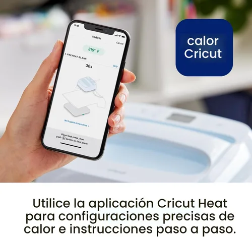 Miniatura 3 de Cricut EasyPress 3 máquina de prensa térmica (9 x 9 pulgadas) con alfombrilla de prensa de calor (15 x 12 pulgadas)