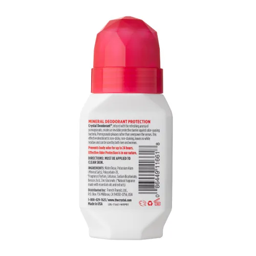 Miniatura 5 de Crystal- Desodorante mineral Roll-On manzanilla y té verde, Granada, paquete de de 12