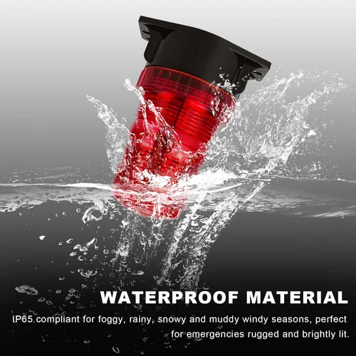 Miniatura 5 de KVAEY Luces estroboscópicas LED magnéticas, 30 luces LED de advertencia de seguridad para vehículo, faro intermitente de emergencia para carritos