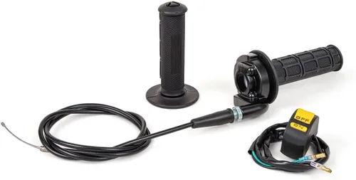 Miniatura 7 de PUCKY New 7/8" 22mm Twist Throttle Accelerator Handle Grips and Cable Set with Kill On Off Switch for 50cc 110cc 150cc 250cc Mini Bike ATV Quad Pit