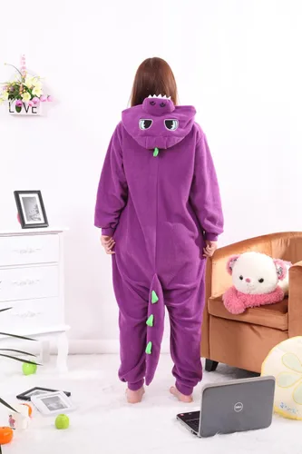 Miniatura 6 de Honeystore, piyama de disfraz de dinosaurio para Halloween, una pieza, unisex