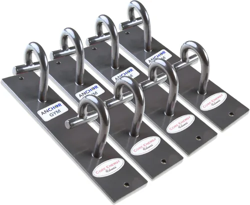 Miniatura 9 de Anchor Gym Anclaje de montaje en pared para entrenamiento – Estación de ejercicio de anclaje de entrenamiento para correas de peso corporal, bandas