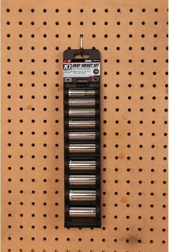 Miniatura 2 de Performance Tool W38700 - Juego de llaves métricas profundas de 10 piezas, 3/8 pulgadas, 12 puntos