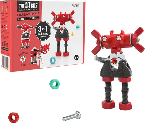 Miniatura 9 de The Off Bits ArtBit - Juego de construcción de juguetes robot, ideas educativas para regalos de Pascua, kit de aprendizaje de actividades STEM, kit