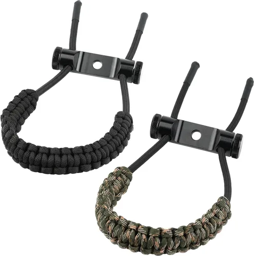 Miniatura 9 de SUNYA Archery Bow Wrist Sling, 550 Paracord Strap with Stretch Lanyard. Fit Compound Bow Stabilizers