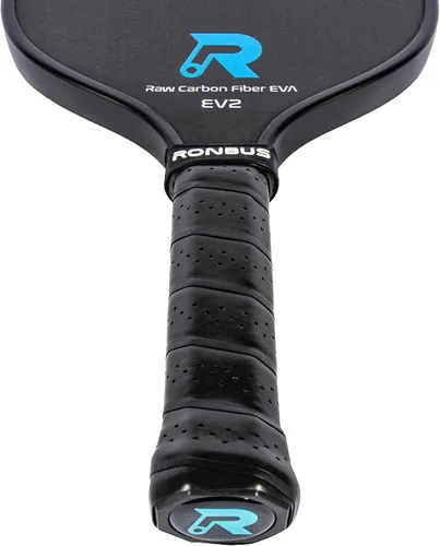 Miniatura 5 de EV2 Raw Toray T700 Paleta de pickleball de fibra de carbono con núcleo de EVA mejorado de 0.630 in