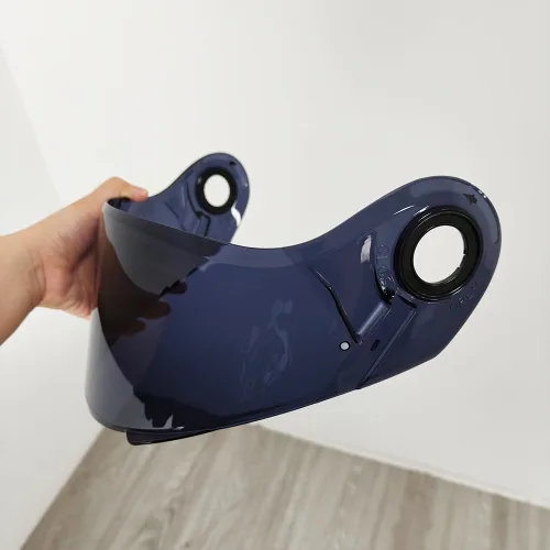 Miniatura 9 de FF370 - Protector solar para LS2 FF394, FF325, fácil visera, resistente al viento, para casco de moto (azul transparente, para noche de día)