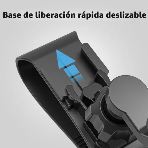 Miniatura 5 de Soporte para visera solar de automóvil, clip rápido con gancho universal en J de bola compatible con GoPro Hero 13 12 11 10 9 8 7 6 5 Negro, DJI