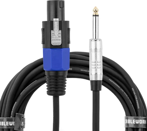 Miniatura 12 de Cableworks Por Gator Cases Backline Series Cable de altavoz TS estándar de 10 pies (GCWB-SPK-10)