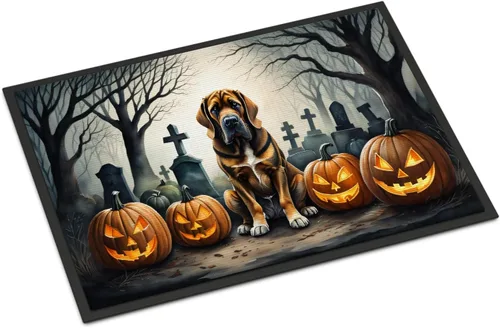 Miniatura 16 de Caroline's Treasures DAC2011MAT - Felpudo de Halloween espeluznante con diseño de Beagle, de 18 x 27 pulgadas, para interiores y exteriores