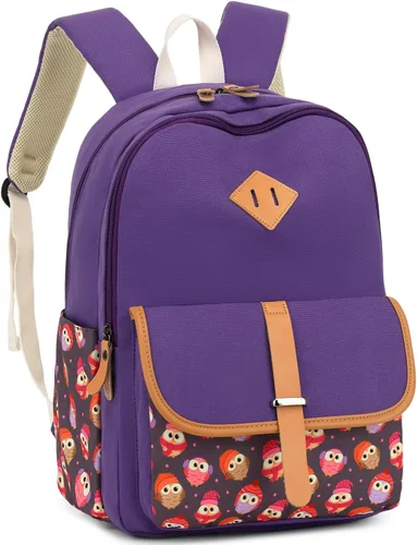 Miniatura 7 de Leaper - mochila escolar para niñas, mochila informal, bolsa de viaje con bolsillos laterales