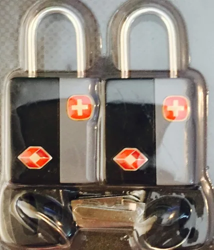 Miniatura 2 de Swiss Gear - Candados para llaves de viaje y etiquetas de equipaje, juego de 2
