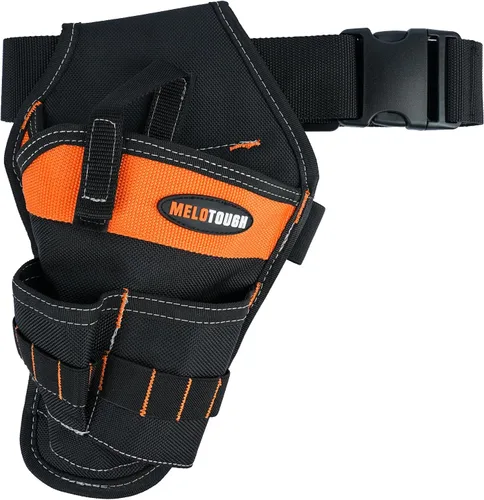 Miniatura 3 de MELOTOUGH Funda de taladro inalámbrica para cinturón izquierdo/derecho para cinturón de herramientas, bolsa de taladro, funda de destornillador