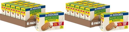 Miniatura 18 de Nature Valley Sándwiches de galletas, mantequilla de almendras, 5 unidades, 6.75 onzas (paquete de 12)
