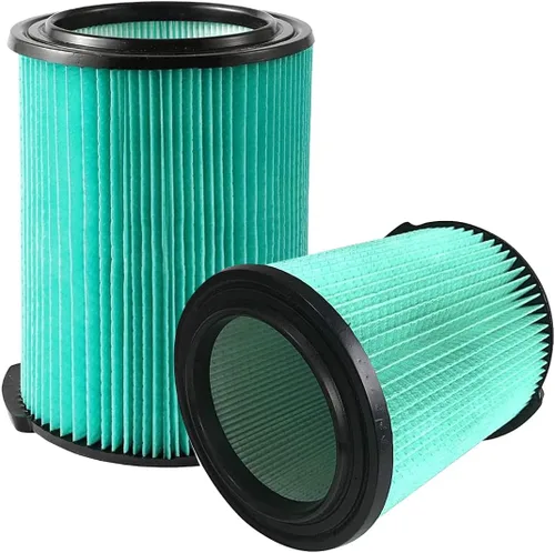 Miniatura 5 de Paquete de 2 filtros de cartucho de repuesto compatibles con Craftsman CMXZVBE38751 Filtro de polvo fino húmedo y seco 38751 apto para aspiradoras