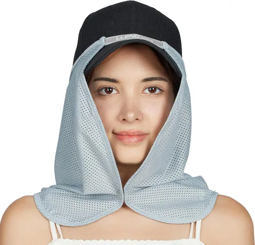 Miniatura 2 de Sombrero de sol de malla de enfriamiento Escudo Cuello Cortina Transpirable Guardia Polainas Protección UV Unisex Hombres Mujeres Cubierta facial